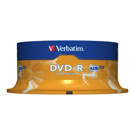 VERBATIM 43522 Verbatim DVD-R   cake box 25 4.7GB 16x matte silver
