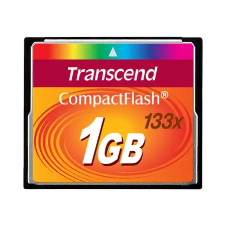 TRANSCEND TS1GCF133 Transcend Compact Flash 1GB High Speed 133x
