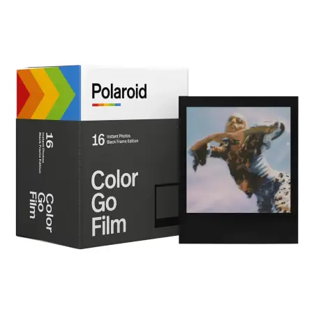 POLAROID GO Film Double Pack 16 Photos Black Frame
