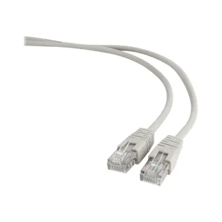 GEMBIRD patchcord RJ45 osłonka zalewana kat 5e UTP 15m szary