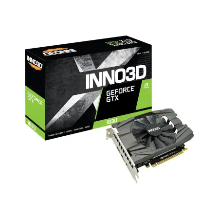 INNO3D GeForce GTX 1630 Compact 4GB GDDR6 64-bit 12Gbps 2xDP+HDMI X1 Cooler
