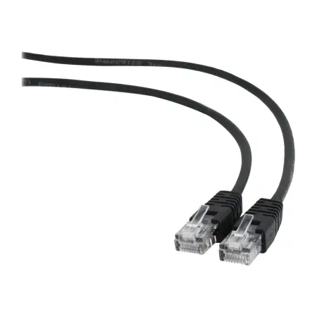 GEMBIRD patchcord RJ45 osłonka zalewana kat 5e UTP 2m czarny