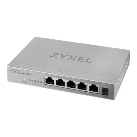 ZYXEL MG-105 5 Ports Desktop 2.5G MultiGig unmanaged Switch
