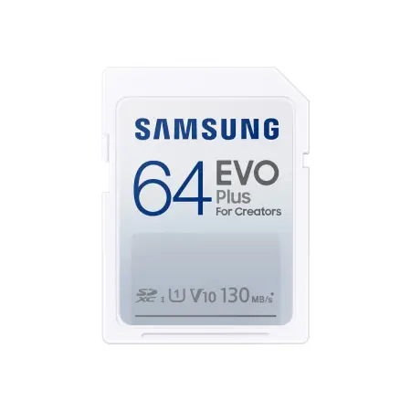 SAMSUNG EVO PLUS SDXC Memory Card 64GB Class10 UHS-I Read up to 130MB/s