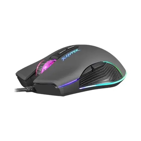 NATEC Fury gaming mouse Scrapper 6400DPI optical with software and RGB backlight