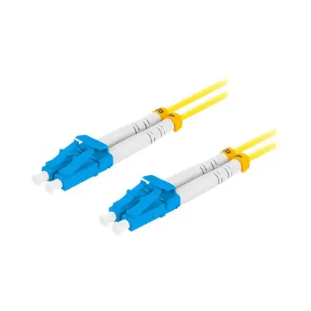 LANBERG fiber optic patchcord SM LC/UPC-LC/UPC duplex 2m LSZH g657a1 3.0mm yellow