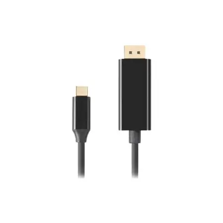 LANBERG Kabel USB-C M ->DisplayPort M 0.5m 4K 60Hz czarny