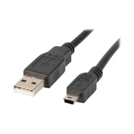LANBERG CA-USBK-10CC-0018-BK Lanberg kabel USB 2.0 mini AM-BM5P 1.8m czarny
