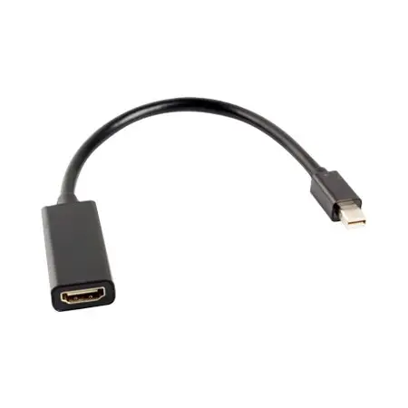 LANBERG AD-0005-BK Lanberg adapter mini Displayport(M)->HDMI(F) na kablu