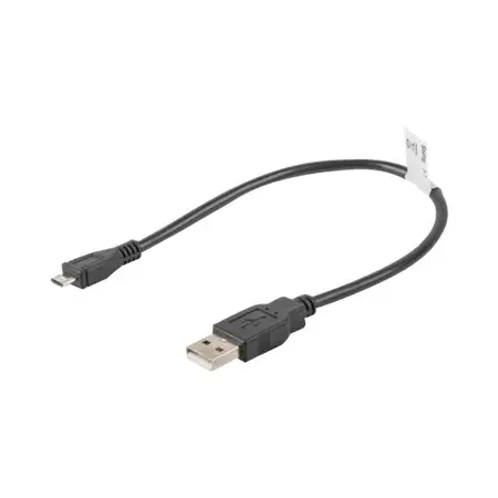 LANBERG CA-USBM-10CC-0003-BK Lanberg kabel USB 2.0 micro AM-MBM5P 30cm czarny