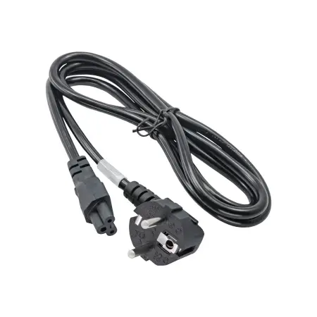 AKYGA Kabel zasilający do notebooka AK-NB-01C koniczynka CU IEC C5 CEE 7/7 250V/50Hz 1,5m