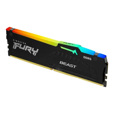 KINGSTON 16GB 4800MHz DDR5 CL38 DIMM Kit of 2 FURY Beast RGB