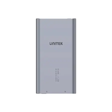 UNITEK S1206A Obudowa SolidForce USB-C - PCIe/NVMe M.2 SSD 10Gbps Dual Bay - Offline Clone