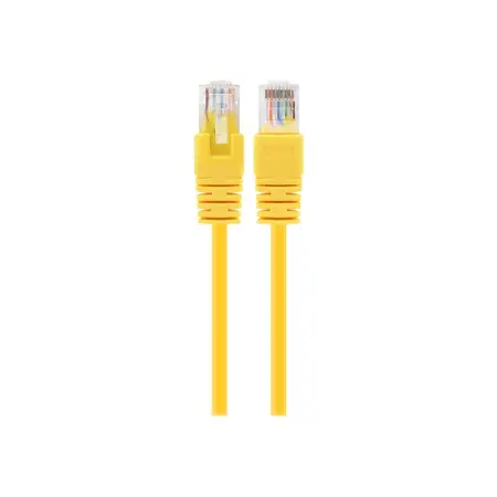 GEMBIRD patchcord RJ45 osłonka zalewana kat 5e UTP 2m żółty