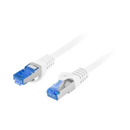 LANBERG patchcord cat.6A FTP LSZH CCA 0.5m white