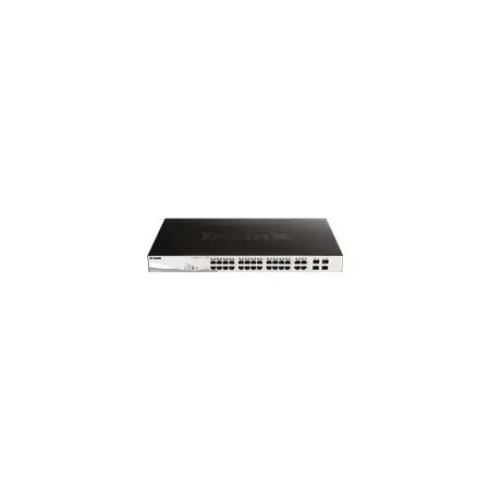 D-LINK 24-Port Layer2 PoE Gigabit Smart Managed Switch dlink green 3.0 24x 10/100/1000Mbit/s TP PoE Port with 802.3at up to 30 Watt