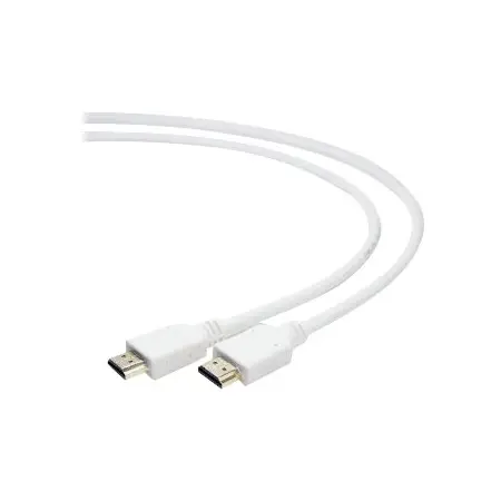 GEMBIRD CC-HDMI4-W-6 Gembird kabel HDMI 1.8m (V2.0) 4K GOLD CU HSE BIAŁY