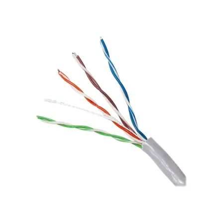 QOLTEC 50358 Kabel sieciowy skrętka UTP CAT5E 305m PVC szary