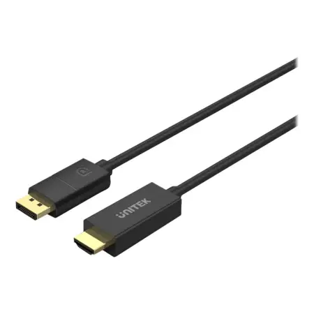 UNITEK V1608A CABLE ADAPTER DisplayPort 1.2 - HDMI 2.0 4K 60HZ 1.8m