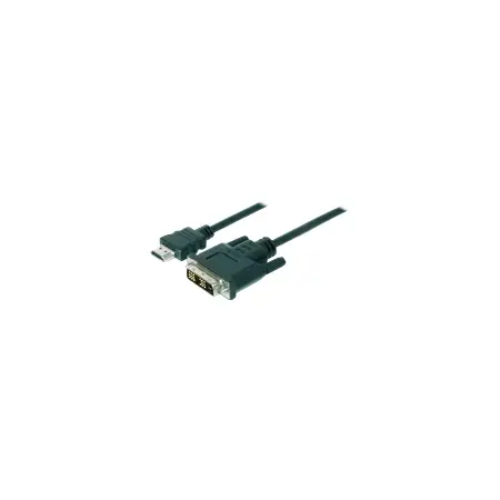 ASM AK-330300-020-S ASSMANN Kabel adapter HDMI 1.3 Standard Typ HDMI A/DVI-D (18+1) M/M czarny 2m