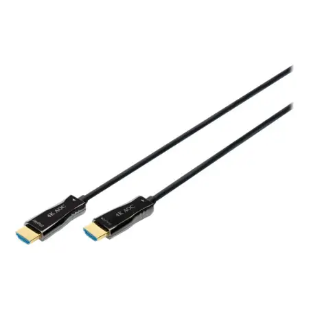 ASSMANN Connection Cable HDMI Hybrid Fiber Optic Premium HighSpeed Ethernet AOC 4K 60Hz UHD Type HDMI A/HDMI A M/M 10m