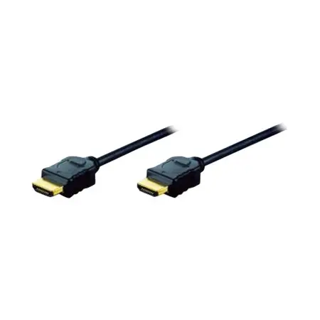 ASM AK-330107-100-S ASSMANN Kabel HDMI 1.4 HighSpeed z Ethernetem Typ HDMI A/HDMI A M/M czarny 10m