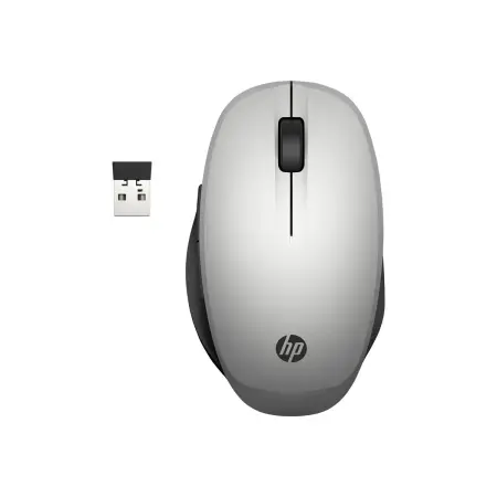 HP Mysz bezprzewodowa Dual Mode - srebrna 6CR72AA