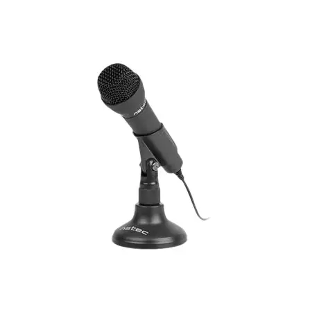NATEC NMI-0776 Natec Mikrofon ADDER Czarny Mini Jack 3,5mm Mikrofon Dookólny niskoszumowy