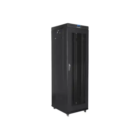 LANBERG free standing rack 19inch cabinet 42U 600x800 mesh door LCD flat pack black