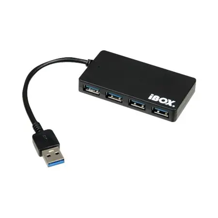 IBOX IUH3F56 HUB I-BOX USB 3.0 CZARNY 4-PORTY SLIM
