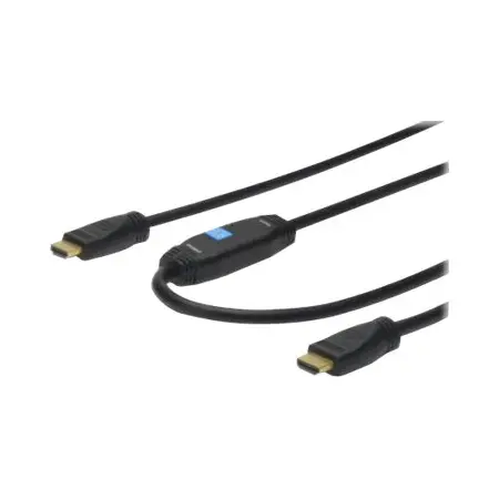 DIGITUS Kabel HDMI HighSpeed z Ethernetem ze wzmacniaczem 4K 30Hz UHD HDMI A/A M/M 20m