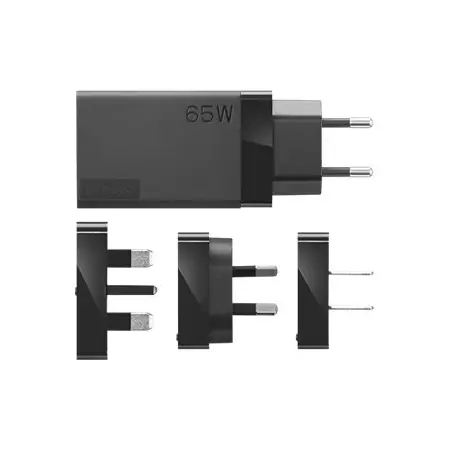 LENOVO 65W USB-C AC Travel Adapter 4 interchangeable plugs US EU AU UK