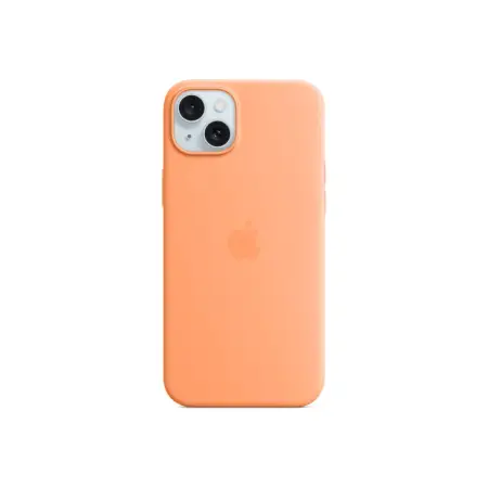 APPLE iPhone 15 Plus Silicone Case with MagSafe - Orange Sorbet