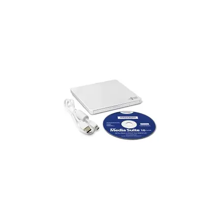 HLDS GP60NW60 DVD-Writer ultra slim external USB 2.0 white
