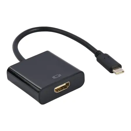 GEMBIRD Adapter USB-C do HDMI F czarny 4K30Hz 15 cm