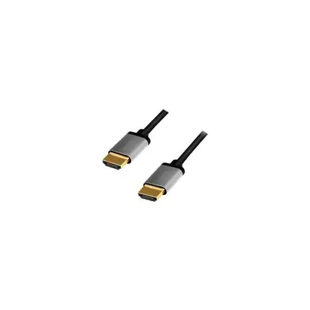 LOGILINK CHA0103 Kabel HDMI A/M to A/M 4K/60 Hz alu czarny/szary 5m