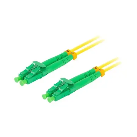 LANBERG fiber optic patchcord SM LC/APC-LC/APC duplex 3m LSZH g657a1 3.0mm yellow