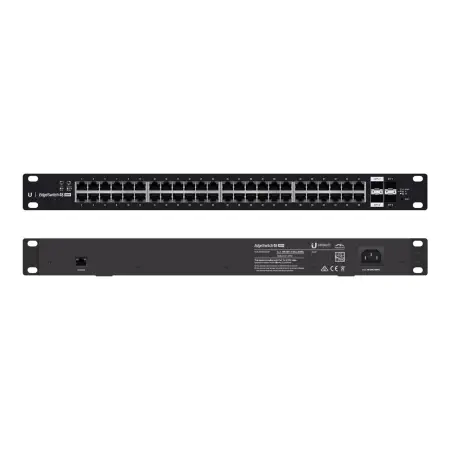 UBIQUITI ES-48-500W Ubiquiti ES-48-500W 48-ports 2xSFP+ & 2xSFP Gigabit PoE switch 24V/48V 802.3af